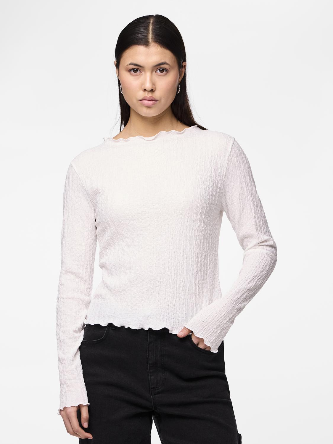 PCJOSAFINA T-Shirts & Tops - Bright White